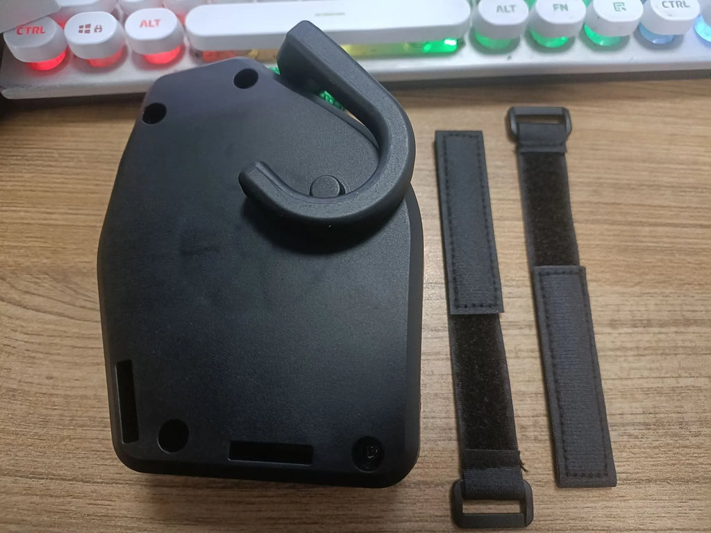 Black plastic and resin bicycle trailer rope for mountain bike and parent-child trailer connections
