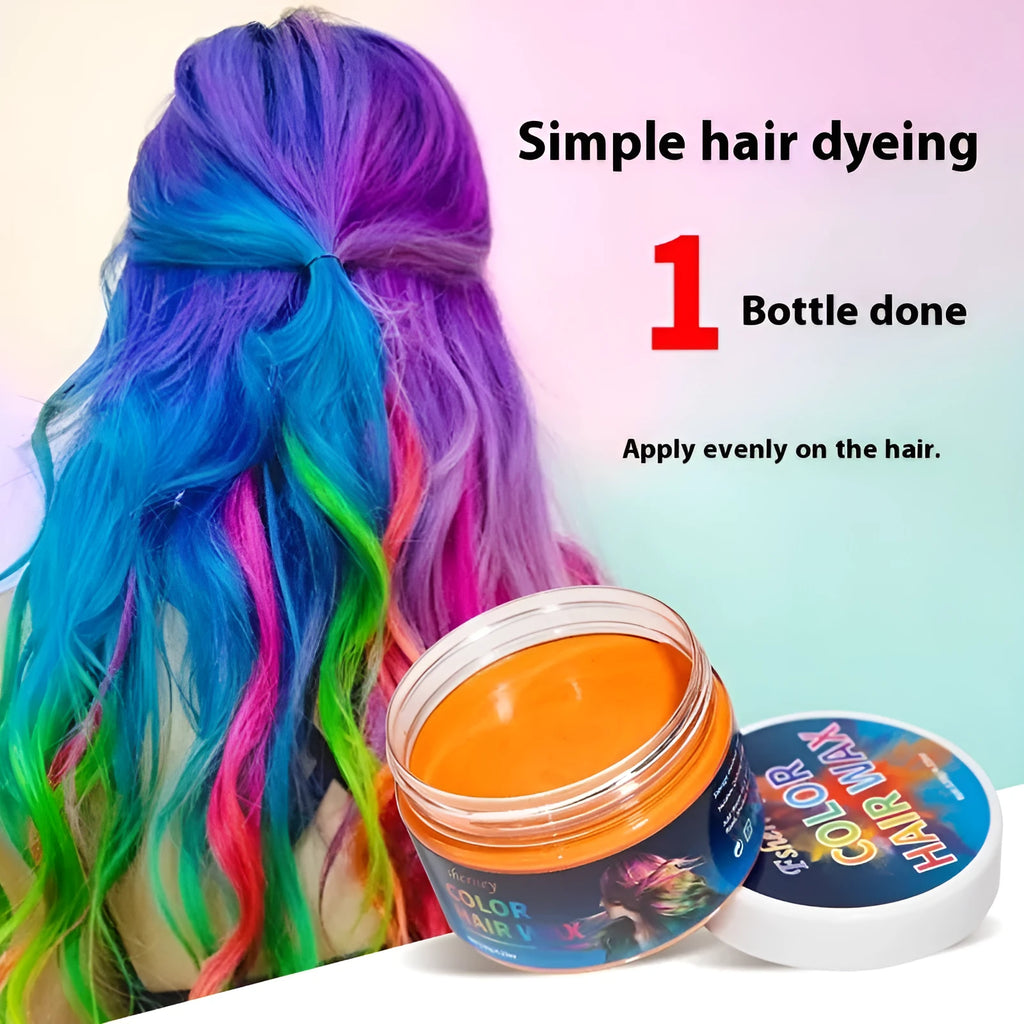120g container of hair styling clay in one of nine colour options.