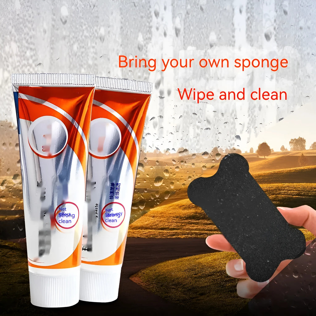 65ml white car windshield scavenging agent descaling cleaning paste in 13.2cm container