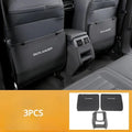 Set of three leather anti-kick pads for 2023 Outlander seat armrest and door card protection.
