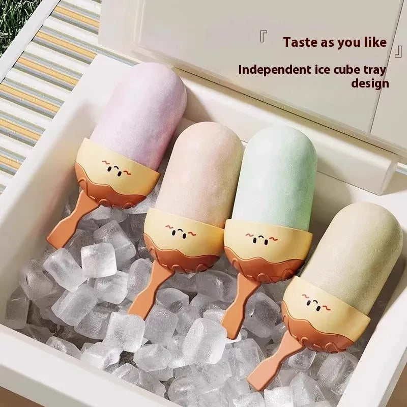 Plastic octopus balls ice cream mould for homemade spherical frozen desserts