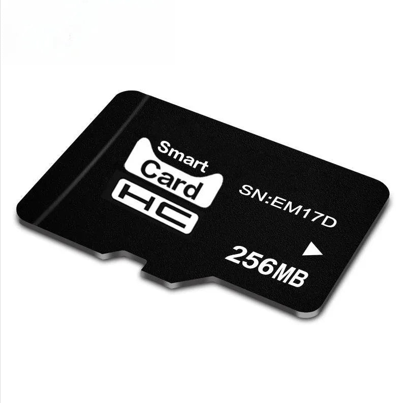 256MB TF format memory card with 11x15x1mm dimensions for portable devices