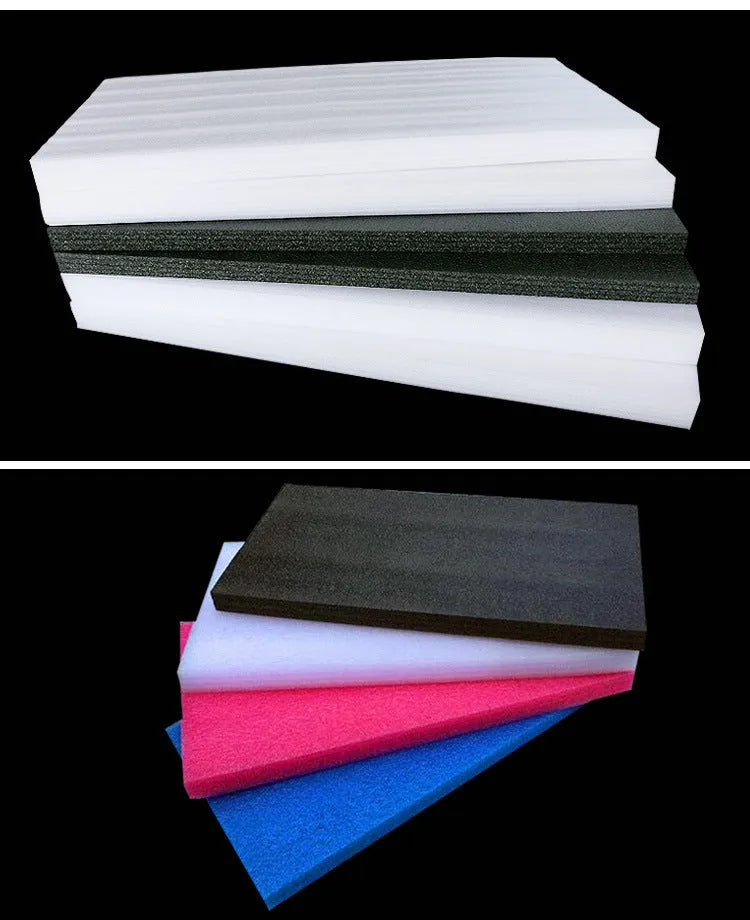 White high-density EPE pearl cotton foam board measuring 2 metres by 1 metre