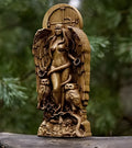 Resin Greek goddess statue figurine measuring 9cm by 3cm by 22cm in one of three colour options