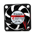 MF40102VX-1Q03C-A99 24V 4cm DC cooling fan with black plastic housing