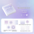 70mm gradient parchment inner multifunctional notepad with blush, green, purple, and blue colour options