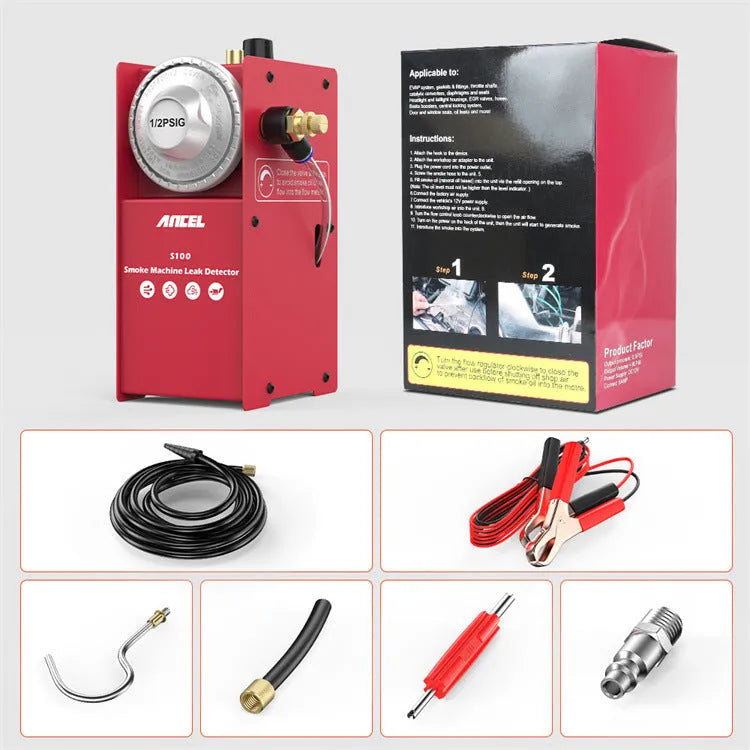 Metal detector for automobile pipeline leakage detection tool with metal construction