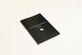 Black business style dream journal notebook for organised dream recording and analysis
