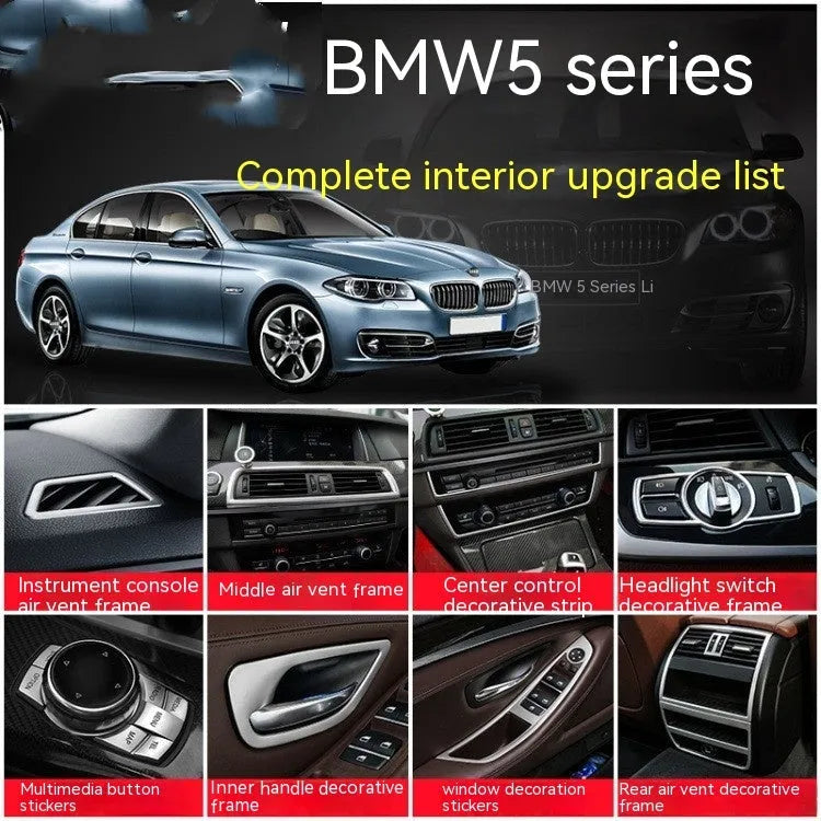 BMW 5 Series interior handle decorative strips set of four for F10 F11 models