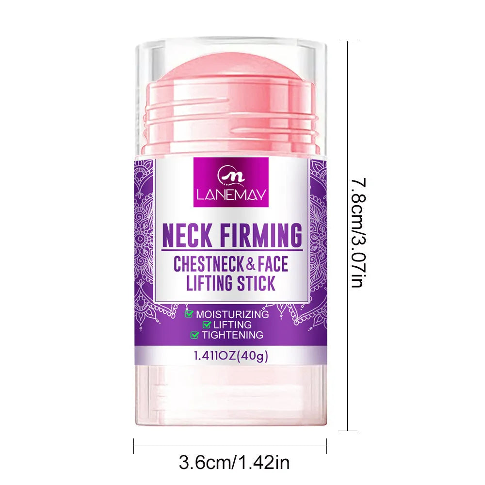 40g neck firming cream jar with anti-wrinkle and brightening properties for moisturising neck skin