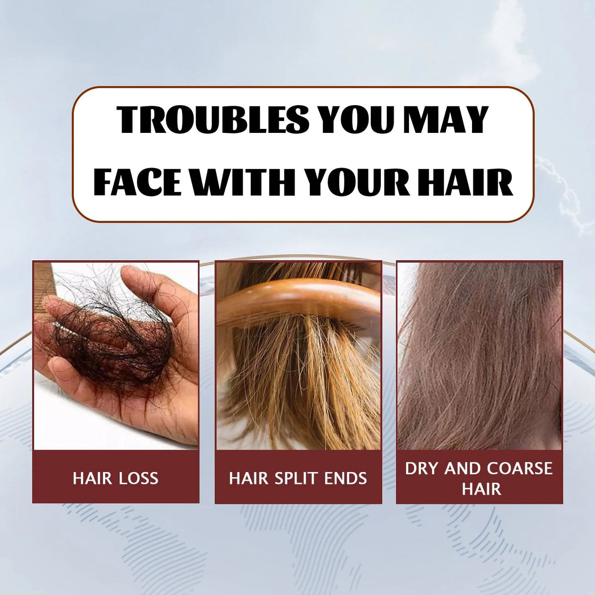 120g hair growth and care oil for women, anti hair loss and frizz control, hair dye protection