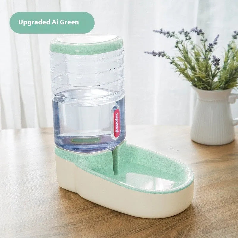 Automatic pet drinker fountain feeder 3.8L large capacity for cats dogs in blue grey pink green colours