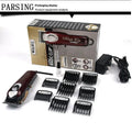 Charging hair clipper with stainless steel cutter head for adult and children's haircuts