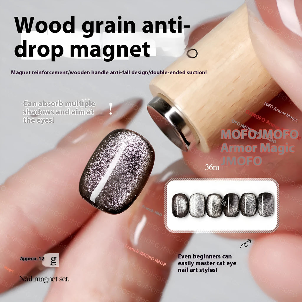 Double-headed magnetic rod for cat eye gel nail polish in Suit colour, plastic handmade nail art tool
