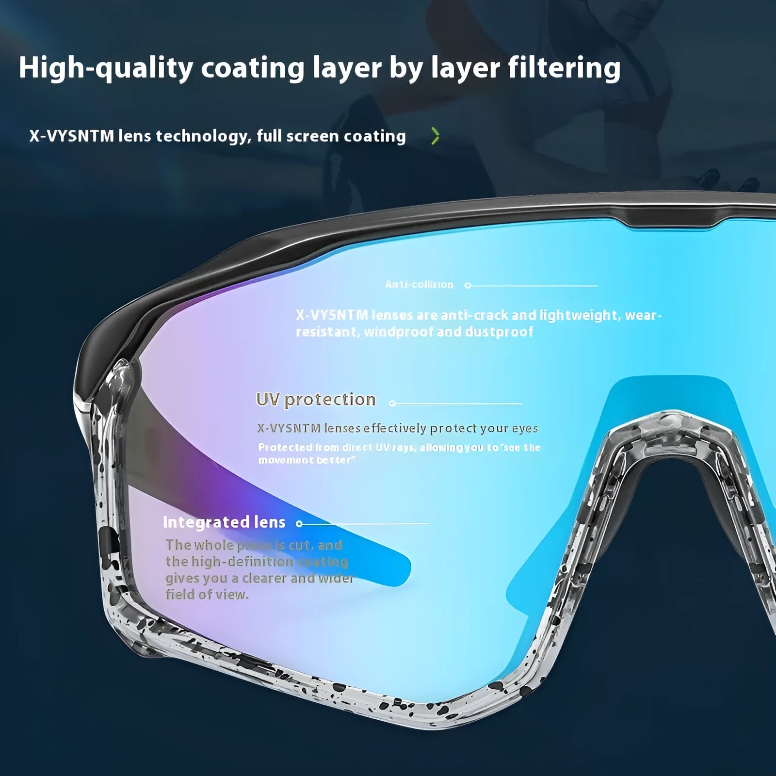 Mountaineering goggles for climbing and hiking with UV protection in various colour options