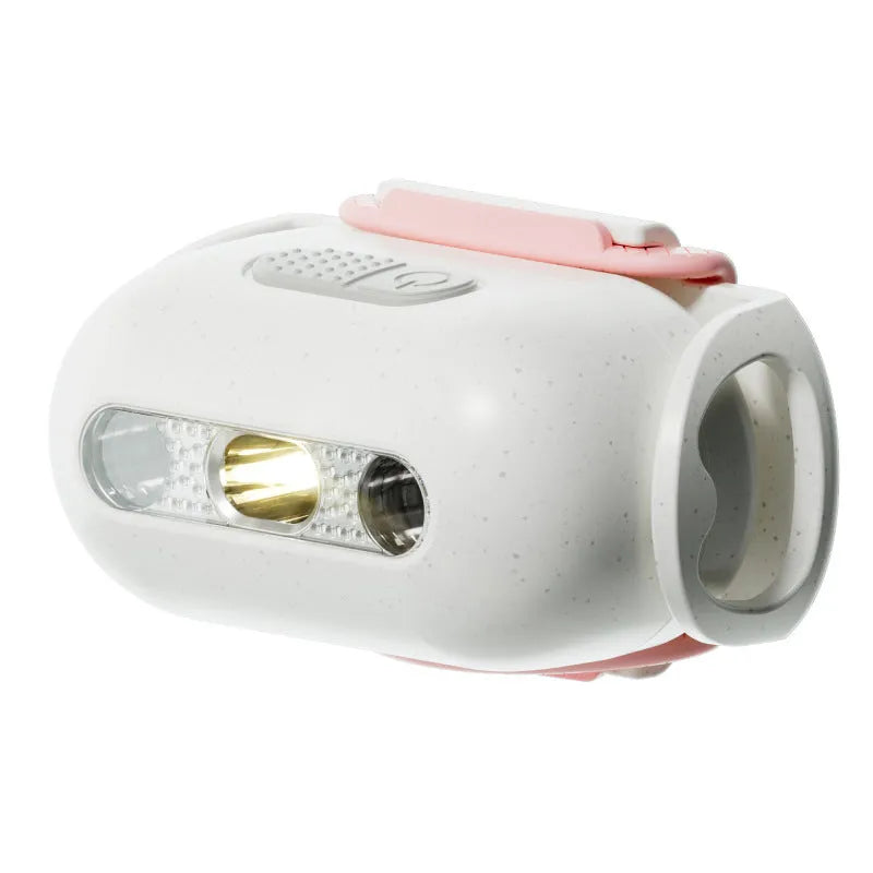 LED pet safety collar with hanging lamp ring in four colour options