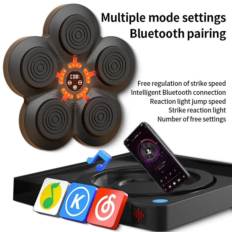 Children's boxing target with suction cup base, ABS construction, available with adult gloves, children's gloves, or no gloves