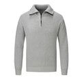 Men's slim fit pullover jumper in loose autumn winter style available in multiple solid colours