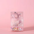 Pet princess crown headdress with beige veil on cat for wedding costume