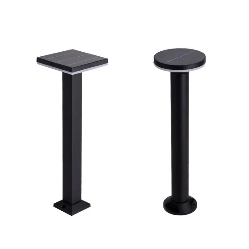 IP65 aluminium LED outdoor lawn lamp in 300mm or 600mm round or square design for garden and courtyard