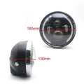 7.5 inch black motorcycle LED fisheye headlight with ABS aluminium housing