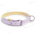 Solid colour PVC dog hand holding rope showing dark red purple yellow and taoyao green colour options