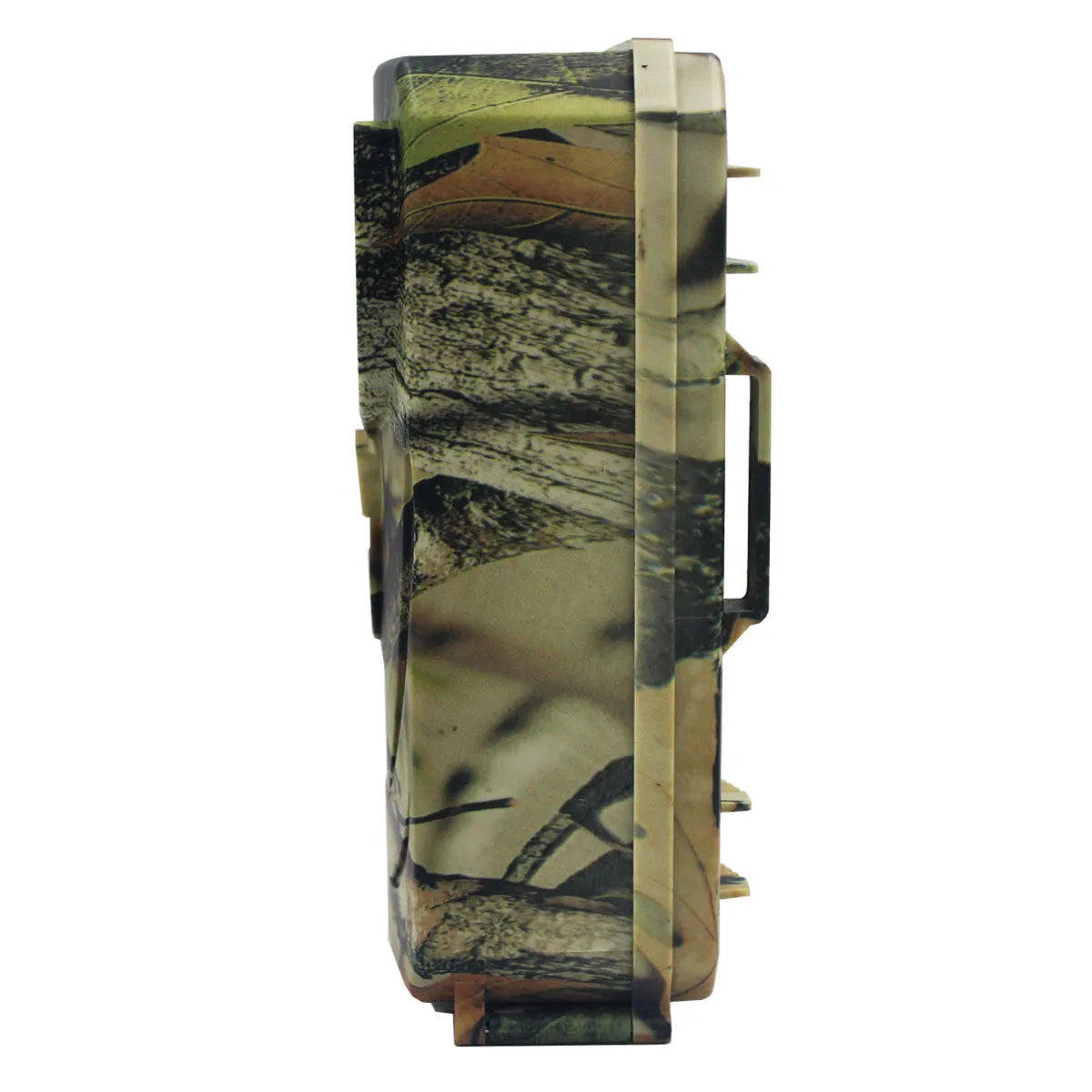 16MP hunting game camera with infrared night vision in yellow brown plastic housing