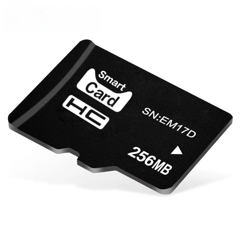 256MB TF format memory card with 11x15x1mm dimensions for portable devices
