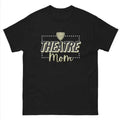 Thin polyester men's pullover short sleeve top in black and gray loose fit
