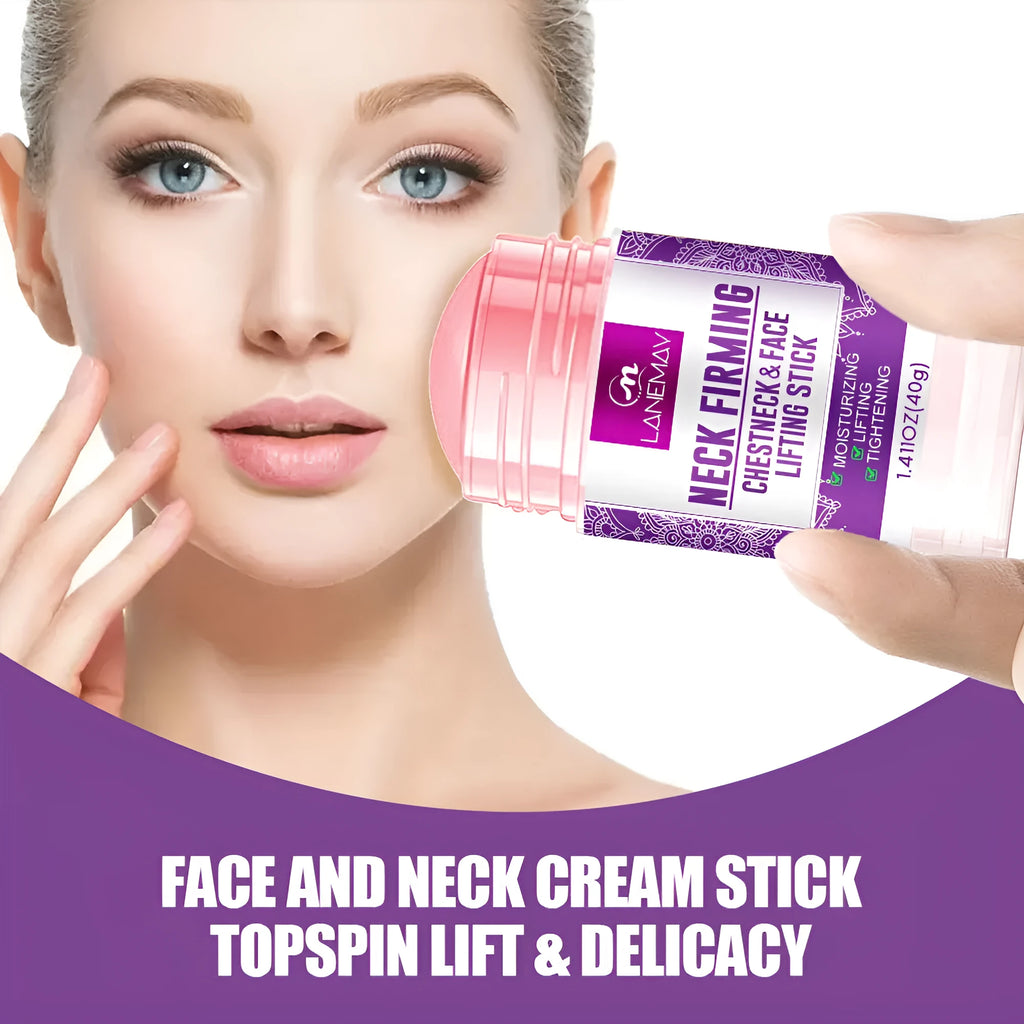 40g neck firming cream jar with anti-wrinkle and brightening properties for moisturising neck skin