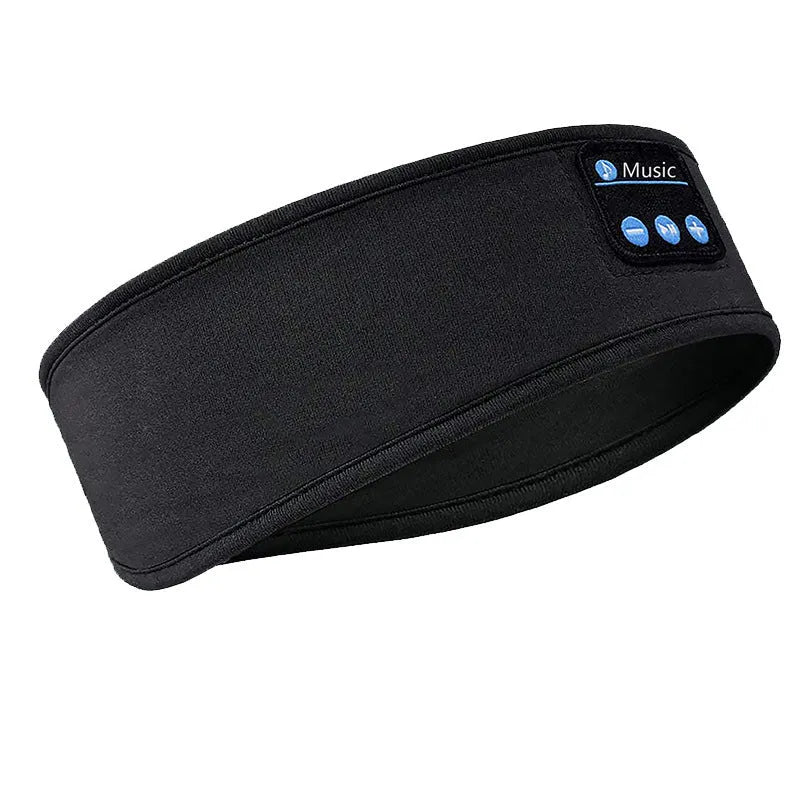 Bluetooth headscarf with built-in wireless music speaker, USB charging, black and heather gray colour options