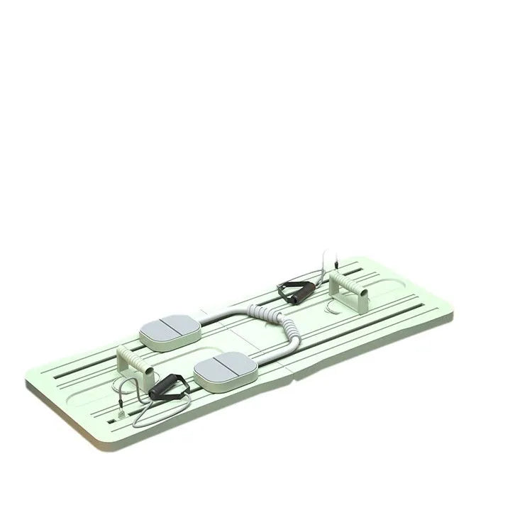 Purple, black, and pink foldable PP plastic belly panel fitness board for abdominal exercises.