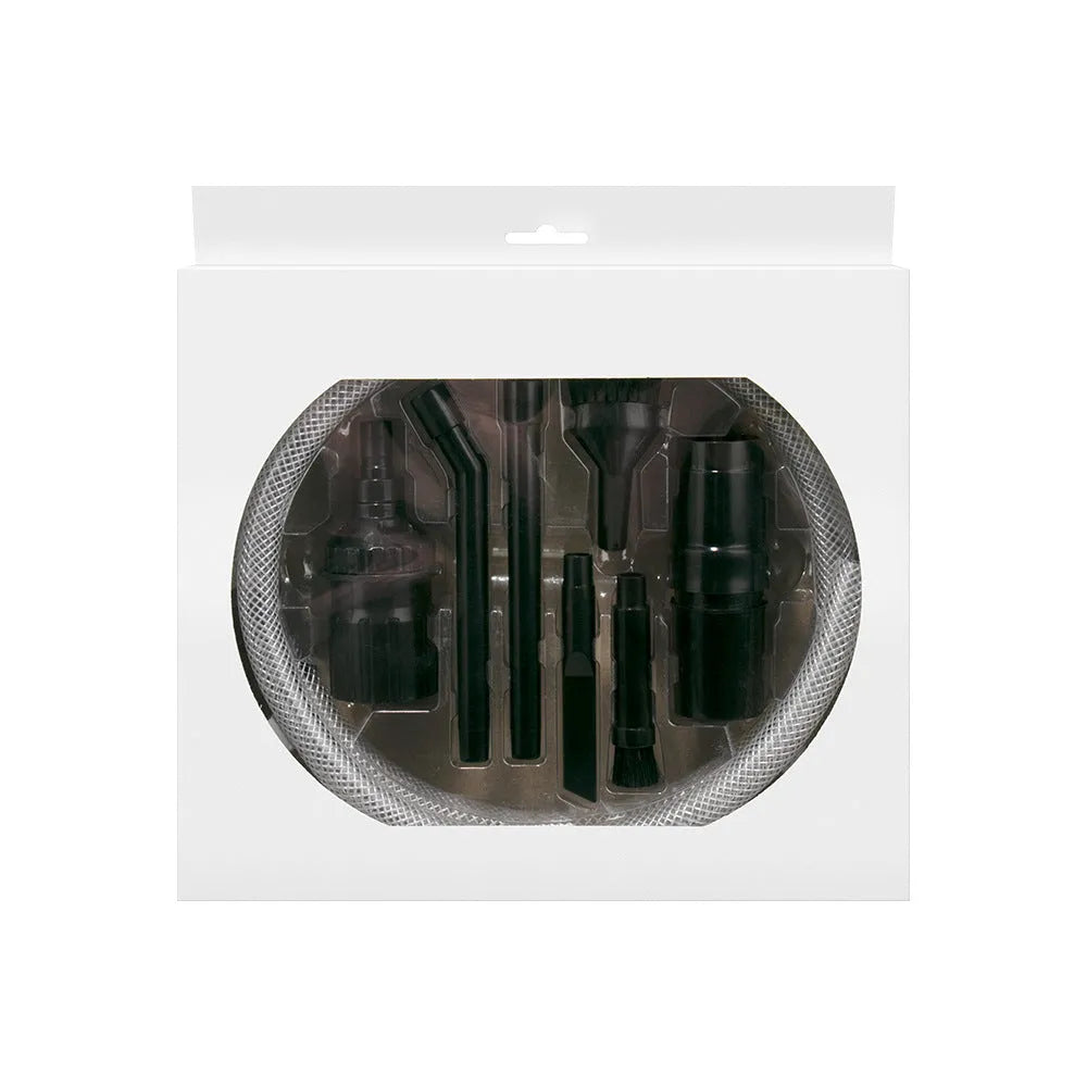 Eight-piece vacuum cleaner suction head accessory set for auxiliary dust collection