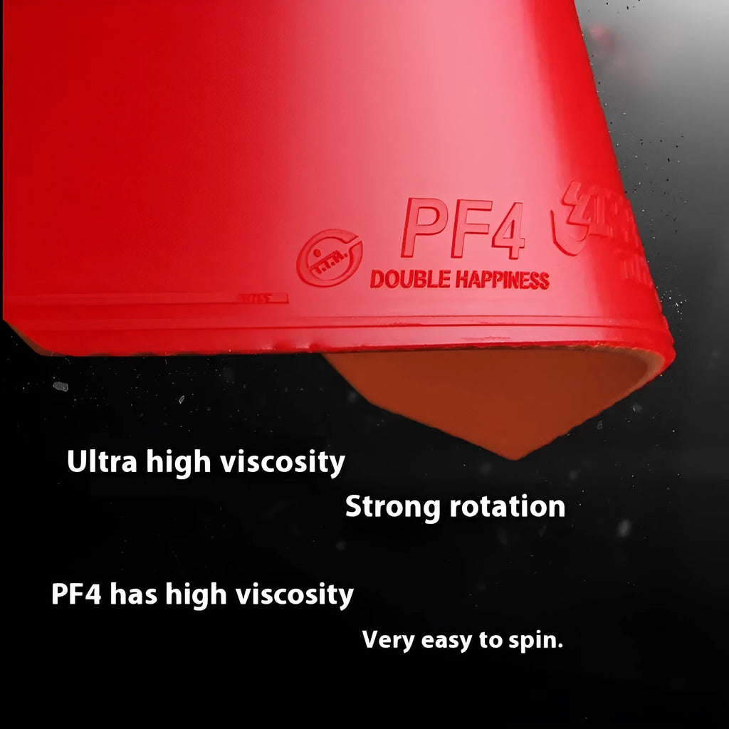 Fast Attack Sticky Classic-50 table tennis bat with anti-rubber in red or black, thick or medium thick sponge options.