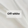 Double-sided solid colour silk duvet cover shown in multiple colour options.