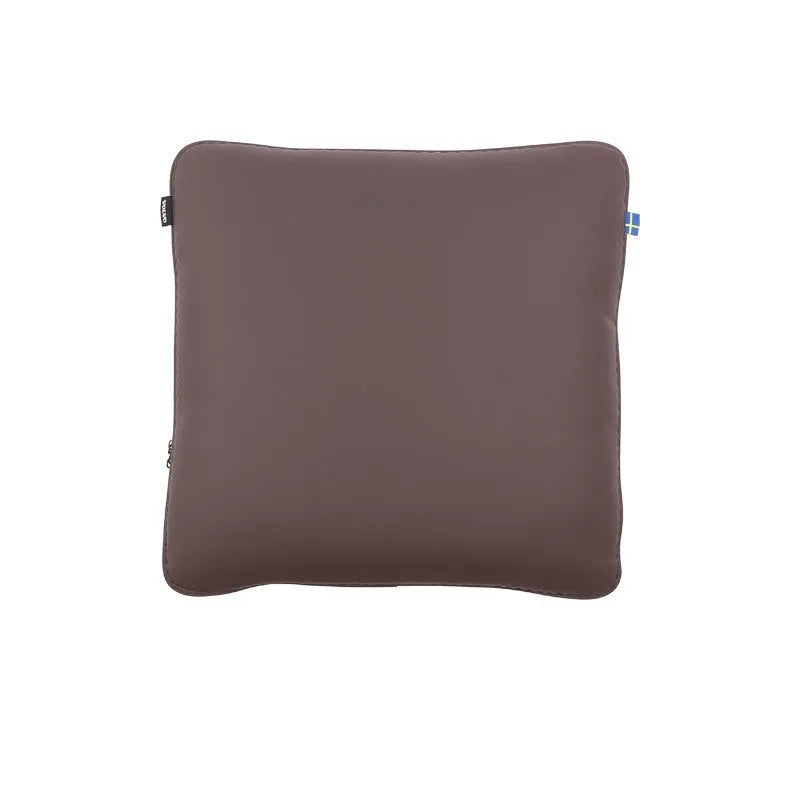 Volvo car headrest neck pillow with lumbar support cushion in minimalist design