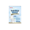 Toilet cleaning powder pack containing four 30g sachets with sodium bicarbonate and citric acid formula