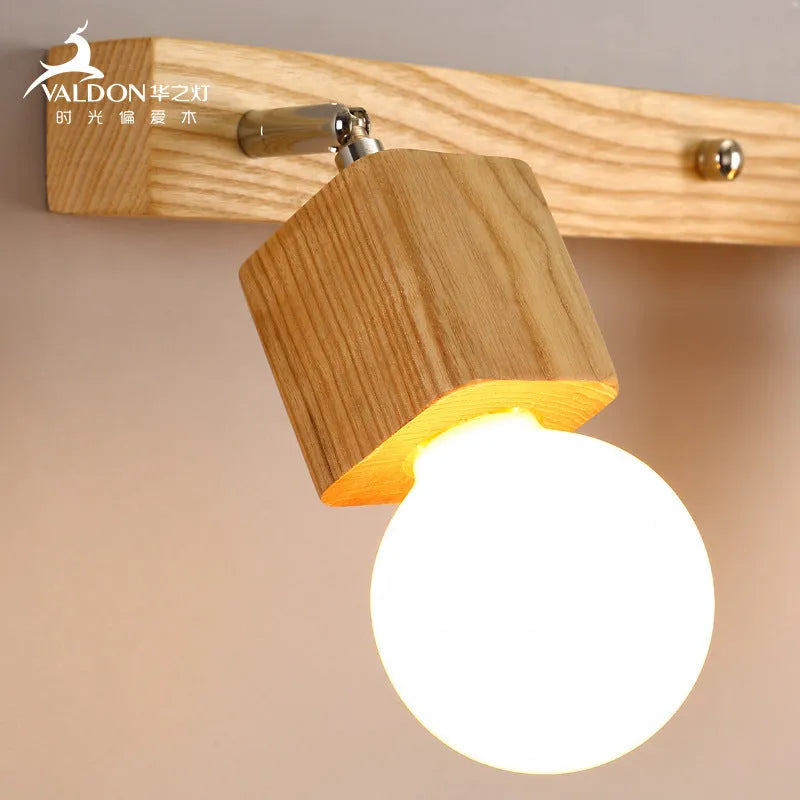 Circular 24cm LED wall lamp with illuminated mirror cabinet in single head design