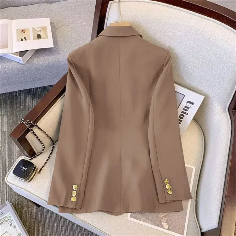 Women's loose fit polyester blouse in black colour with regular sleeves and normal length