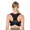 Black posture correction belt for anti-humpback and shoulder support.