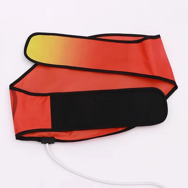 Hot compress waist support sauna massage belt for yoga and fat reducing