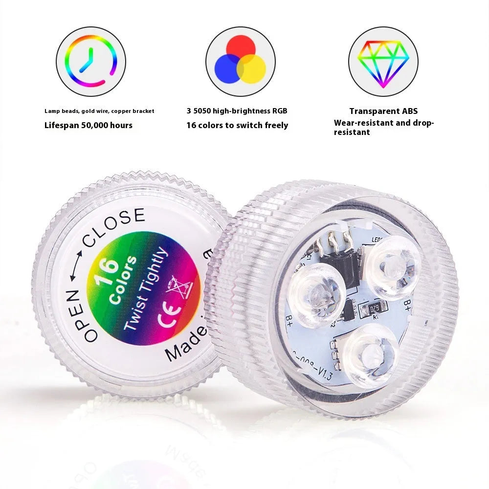 Waterproof remote control LED light for fish tank underwater illumination