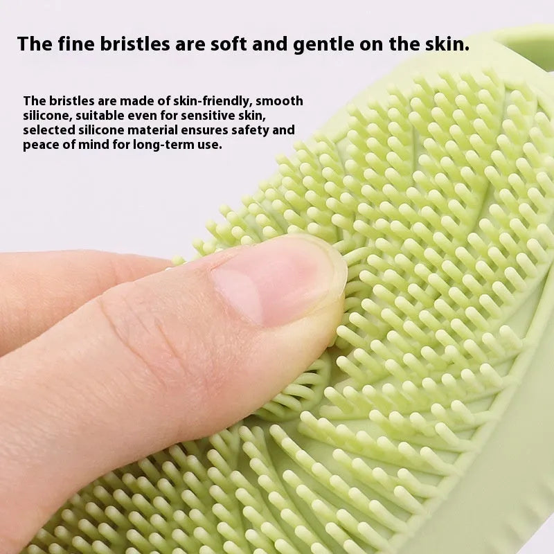 Silicone bath brush storage bottle in various colours with 100ml capacity