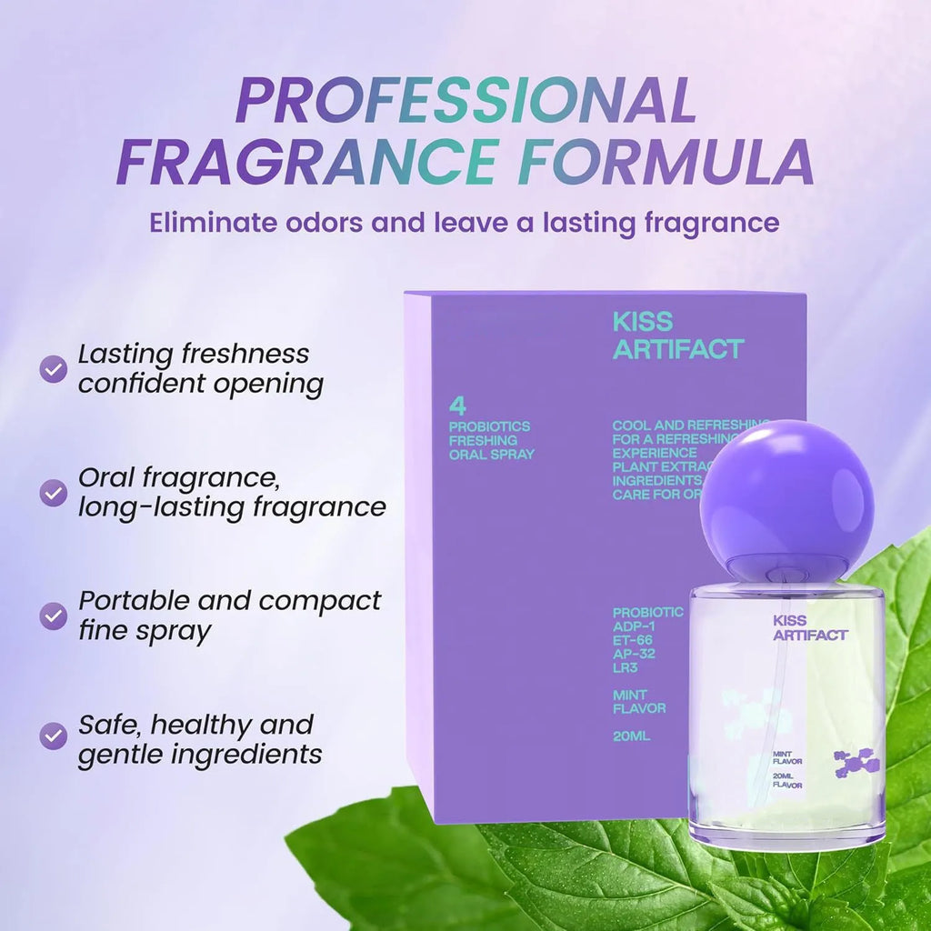 20ml portable probiotics oral spray bottle with hydrating properties