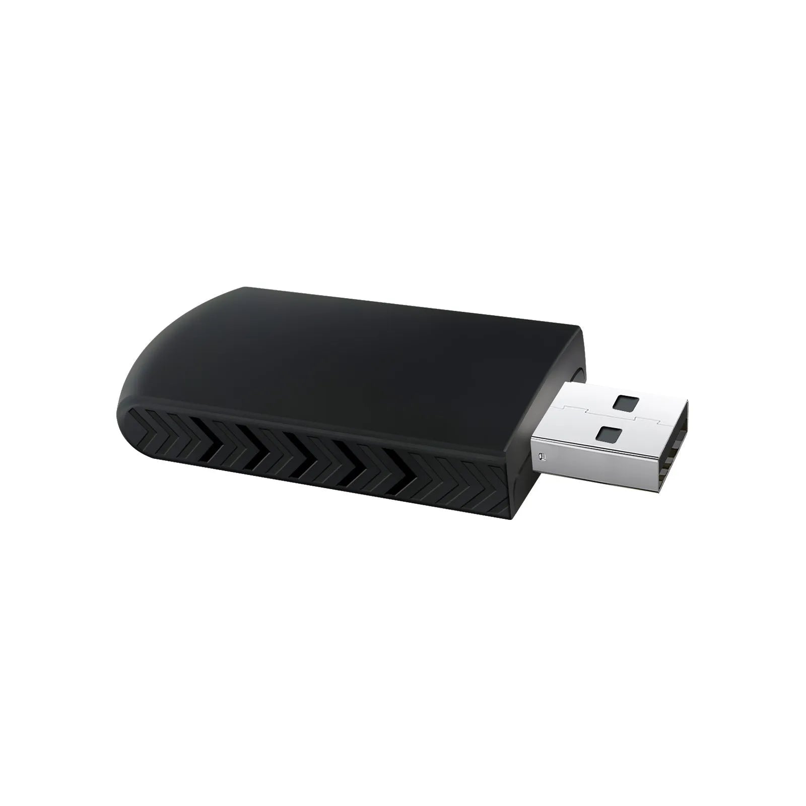 Compact ABS PC wireless CarPlay adapter module measuring 40x20x12mm for 2017+ vehicles