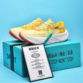 Low-top racing sneakers with carbon plate, PU mesh upper, and natural rubber sole in multiple colours