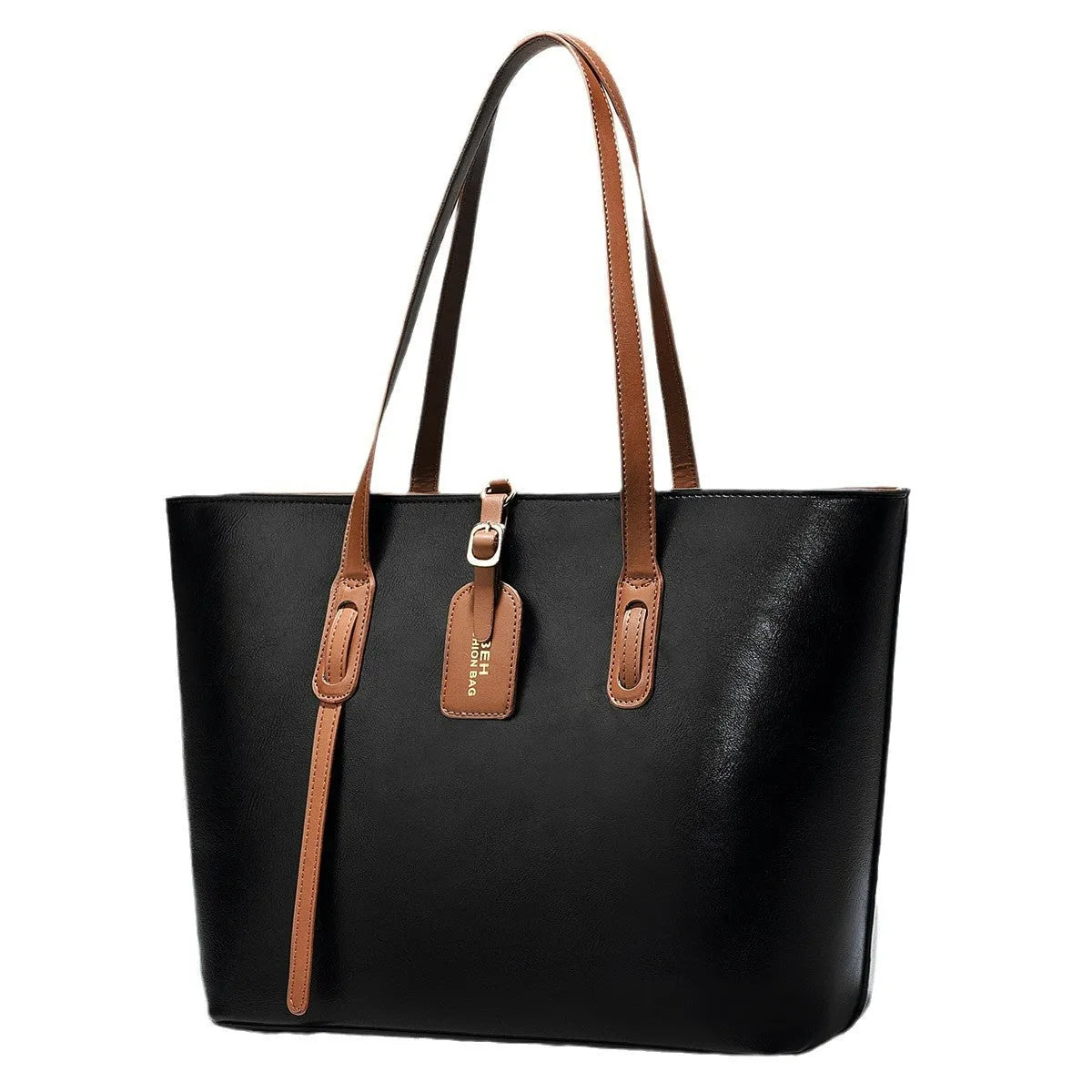 PU leather pattern shoulder messenger bag, 32x13x27cm bucket bag with zip pockets and six colour options