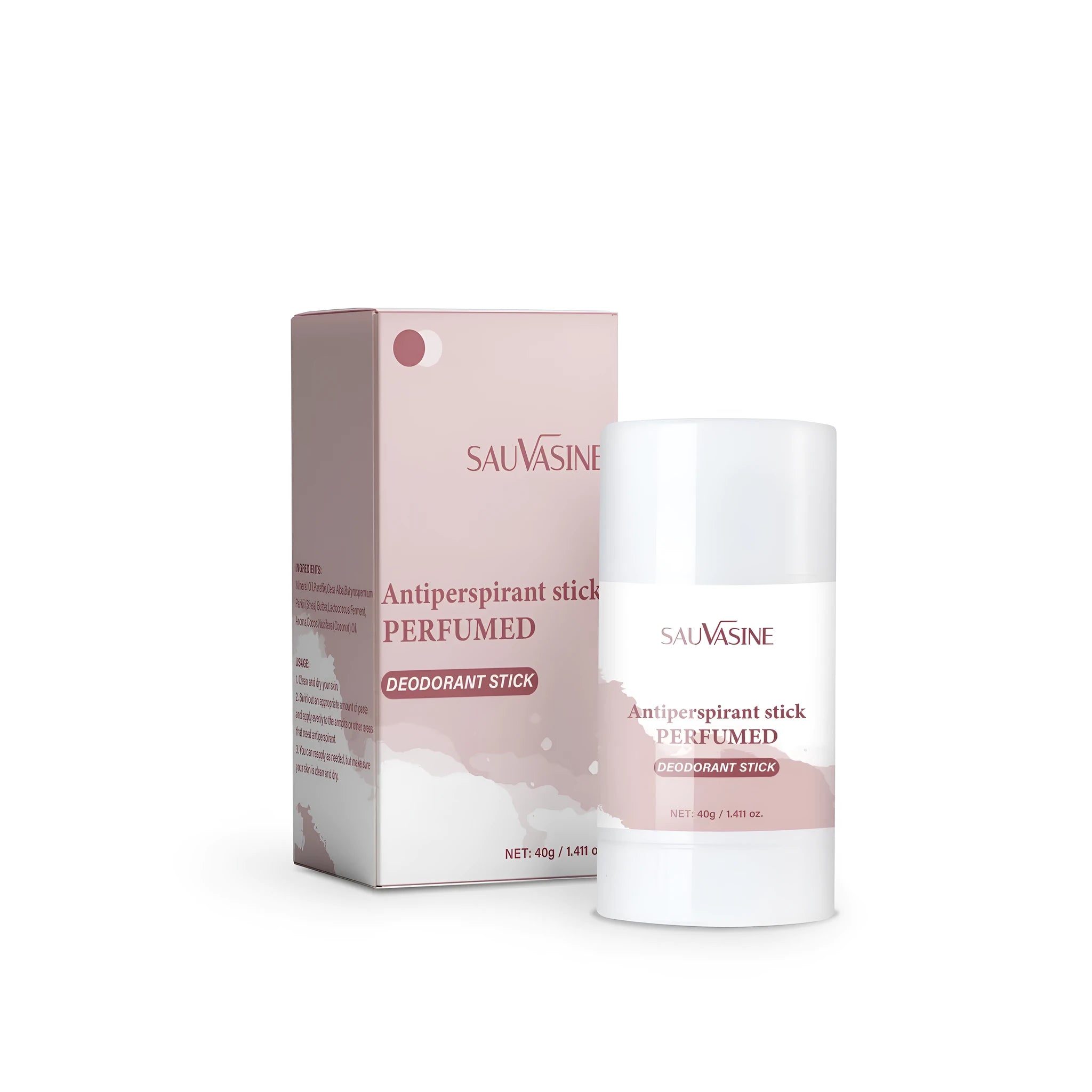 40g antiperspirant deodorant stick for women, suitable for sensitive skin.