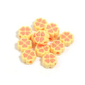 15mm frosted acrylic clover beads in multiple colours for jewellery making