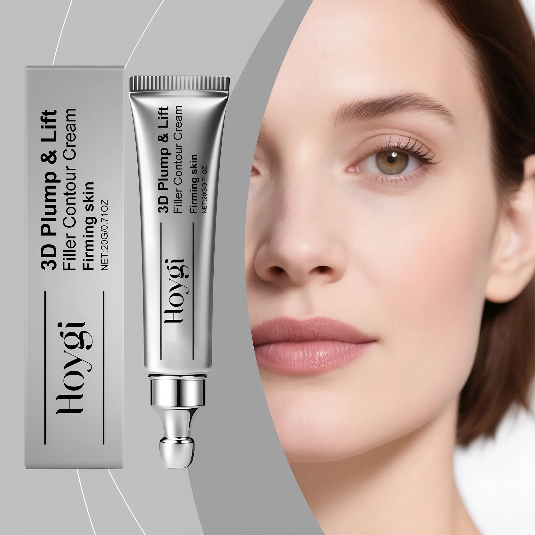 20g tube of moisturising eye cream with ceramide EOS and tripeptide copper-1 for eye care